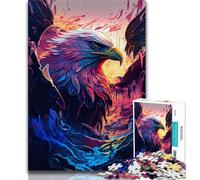 Jigsaw Puzzles for Adults 1000 Magical Eagle Puzzles for Teenagers,Challenging Game for The Whole for Women, Gifts for Men 38x26cm