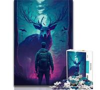 Jigsaw Puzzles for Adults 1000 Magical Encounter Puzzles,Challenging Game Gifts for Is Ideal As A Gift for The Whole Family 75x50cm