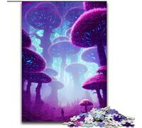 Jigsaw Puzzles for Adults 1000 Magical Forest Wooden Jigsaw Puzzles size 50x75cm Brain Teaser Game, Interactive Family Game, Suitable for Ages 14+