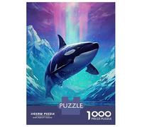 Jigsaw Puzzles for Adults 1000 Magical Killer Whale Puzzle for Adults Anti-Stress Toys Improve Memory Gifts for Friends And Family 38x26cm/1000pcs