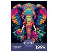 Jigsaw Puzzles for Adults 1000 Majestic Elephant Jigsaw for Adults Relaxing Games Pattern Assembly Gifts for Friends And Family 38x26cm/1000pcs