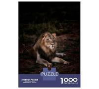 Jigsaw Puzzles for Adults 1000 Majestic Lion in The Wild Puzzles for Adults DIY Toys Pattern Assembly Gifts for Friends And Family 70x50cm/1000pcs