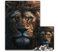 Jigsaw Puzzles for Adults 1000 Majestic Lion Portrait Difficult Puzzles for Adults Gift for Men And Women Daily Special Occasion 1000 PCS(75x50cm)
