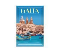 Jigsaw Puzzles for Adults 1000 Malta Mediterranean Sea,Puzzles for Adults, Challenging Puzzles, Puzzle Game for The Whole for Women, Gifts for Men, 52x38CM