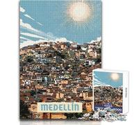 Jigsaw Puzzles for Adults 1000 Medellin Educational Games Difficult Challenge Educational Toy Size 38x26cm