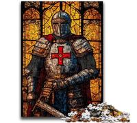Jigsaw Puzzles for Adults 1000 Medieval Knights Teenager Jigsaw,Family Activity Fun at Home Activities, Birthday Present,Travel Gifts (26x38cm)