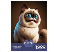 Jigsaw Puzzles for Adults 1000 Meme Funny Cat Puzzles for Adults DIY Toys Pattern Assembly Gifts for Friends And Family 38x26cm/1000pcs