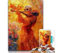 Jigsaw Puzzles for Adults 1000 Mexican Style Skull Adult Puzzles,Toys Educational Games Stress Relieving Unique Birthday And Gifts 38x26cm