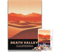 Jigsaw Puzzles for Adults 1000 Mojave Death Valley Art Educational Games Difficult Challenge Educational Toy Size 38x26cm