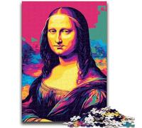 Jigsaw Puzzles for Adults 1000 Mona Lisa Suitable for Ages 14 And Up Family Games Deal As Gifts for The Whole Family 50x75cm