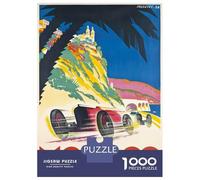 Jigsaw Puzzles for Adults 1000 Monaco Grand Prix 1933 Jigsaw for Adults Relaxing Games Pattern Assembly Gifts for Friends And Family 70x50cm/1000pcs