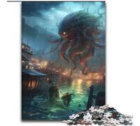 Jigsaw Puzzles for Adults 1000 Monster Rise Puzzle 1000 Pieces Jigsaw Challenging Brain Teaser for Teenagers & Families (Size 26x38cm)
