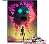 Jigsaw Puzzles for Adults 1000 Monster World Made of Wood, Making It A Great Gift for Family Fun 50x75cm for Home Decor, Brain Training