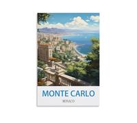 Jigsaw Puzzles for Adults 1000 Monte Carlo Monaco Jigsaw Puzzles for Challenging Family Activity Games DIY Puzzle for Home Decor 38x52cm