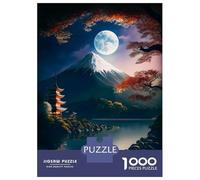Jigsaw Puzzles for Adults 1000 Moonlight Nature Japanese Jigsaw for Adults Relaxing Games Pattern Assembly Gifts for Friends And Family 52x38cm/1000pcs