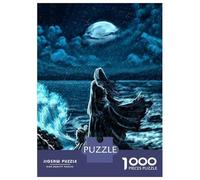 Jigsaw Puzzles for Adults 1000 Moonlit Oceanic Solitude Puzzle for Adults Anti-Stress Toys Improve Memory Gifts for Friends And Family 70x50cm/1000pcs
