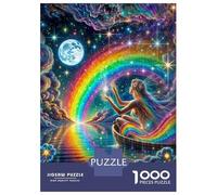 Jigsaw Puzzles for Adults 1000 Moonlit Rainbow Dreams Adult Jigsaw Puzzle Toy Wall Decor Difficult Challenge Educational Challenge 52x38cm/1000pcs