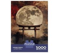 Jigsaw Puzzles for Adults 1000 Moonlit Torii Gate -8 Puzzle for Adults Relaxing Games But Fun And Humorous Challenging To Complete 52x38cm/1000pcs