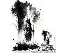 Jigsaw Puzzles for Adults 1000 Moses And The Burning Bush Puzzle For Teenagers Stress Reliever Every Piece Is Unique - for Is Ideal As A Gifts (50x75cm)