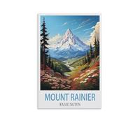 Jigsaw Puzzles for Adults 1000 Mount Rainier Washington 1000 Piece Jigsaw Puzzle For Adults - Challenging Puzzle Perfect for Game Nights 26x38cm
