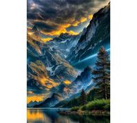 Jigsaw Puzzles for Adults 1000 Mountains Rivers Puzzle Impossible Hard Difficult Challenging Puzzle for Adults 1000 Piece Puzzle Games 29.5 x 19.7 inch
