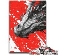 Jigsaw Puzzles for Adults 1000 Mysterious Dragon Adult Jigsaw,Fun Games Every Piece Is Unique - Challenging Family Fun Game (38x26cm)