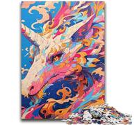 Jigsaw Puzzles for Adults 1000 Mysterious Dragon Adult Puzzles,Toys Educational Games Stress Relieving Unique Birthday And Gifts (38x26cm)