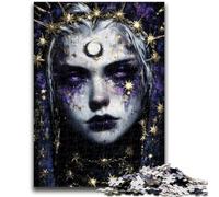 Jigsaw Puzzles for Adults 1000 Mysterious Elf Girl Suitable for Ages 14 And Up Family Games Deal As Gifts for The Whole Family 50x75cm