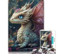 Jigsaw Puzzles for Adults 1000 Mysterious Flying Dragon Teenager Puzzles,Challenging Game for Is Ideal As A Gift for The Whole Family 38x26cm