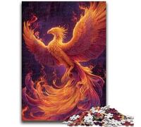 Jigsaw Puzzles for Adults 1000 Mysterious Phoenix for Age 14+ Educational Games For Adults And Teenagers Artwork Gift 50x75cm