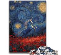 Jigsaw Puzzles for Adults 1000 Mysterious Unicorn Adult Jigsaw,for Educational Game Challenge Toy Birthday Present, Gifts, Wall Art (38x26cm)