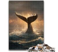 Jigsaw Puzzles for Adults 1000 Mysterious Whale Adult Jigsaw,learning Educational Is Ideal As A Gift for The Whole Family (26x38cm)