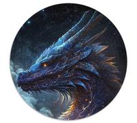 Jigsaw Puzzles for Adults 1000 Mystery Cosmic Dragon Jigsaw Puzzles Skill Level Beginner, Great for Birthday (Size 67.5x67.5cm)