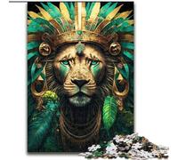 Jigsaw Puzzles for Adults 1000 Mythical Beast Made of Wood, Making It A Great Gift for Family Fun 50x75cm for Home Decor, Brain Training