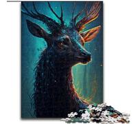 Jigsaw Puzzles for Adults 1000 Mythical Forest Deer, Family Entertainment Toys Is Ideal As Gifts for The Whole Family for 14+ (Size50x75cm)