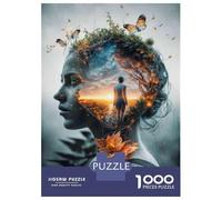 Jigsaw Puzzles for Adults 1000 Nature's Journey A Woman's Inner Landscape Adult Jigsaw Brain Teaser Game Analysis And Logic Challenging To Complete 52x38cm/1000pcs