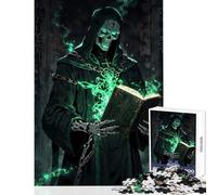 Jigsaw Puzzles for Adults 1000 Necromancer's Forbidden Tome Jigsaw for Teenagers Stress Reliever Difficult And Challenge Toys Educational Games (38x26cm)