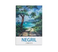Jigsaw Puzzles for Adults 1000 Negril Jamaica JigsawPuzzle 1000 Pieces for Adults Challenging Puzzle Games 26x38cm