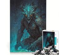 Jigsaw Puzzles for Adults 1000 Neon Leviathan Brain Teaser Game Parent-child Interaction Enhance Love between Couples 38x52cm