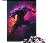 Jigsaw Puzzles for Adults 1000 Ninja Warrior, Suitable for Ages 14 And Up Home Educational Games DIY Toys Artwork Gift (Size 50x75cm)