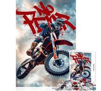 Jigsaw Puzzles for Adults 1000 No Fear Motocross Educational Toy Gift Birthday Practical Game Interesting Stress Reduction Size 38x26cm