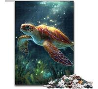 Jigsaw Puzzles for Adults 1000 Ocean Turtle Puzzle for Teenagers, Couples, And Friends for Birthdays, Christmas 50X75CM