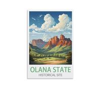 Jigsaw Puzzles for Adults 1000，Olana State Historical Site Posters 1000 Piece Puzzle Challenging Game for The Whole for Women,Gifts for Men 38x26cm