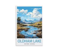 Jigsaw Puzzles for Adults 1000 Oldham Lake Jigsaw Puzzles for Challenging Family Activity Games DIY Puzzle for Home Decor 26x38cm