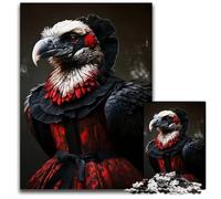 Jigsaw Puzzles for Adults 1000 Ostrich Fashion Style Wooden Jigsaw Brain Teaser Adult Game Family Interactive Activity 1000 PCS(75x50cm)