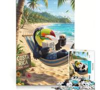 Jigsaw Puzzles for Adults 1000 Oucan Drinking Guinness Brain Teaser Game Parent-child Interaction Enhance Love between Couples 38x26cm