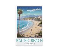 Jigsaw Puzzles for Adults 1000 Pacific Beach California，1000 Piece Jigsaw Puzzle For Adults - Challenging Puzzle Perfect for Game Nights 70x50cm