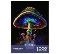 Jigsaw Puzzles for Adults 1000 Paint Mushroom Adult Jigsaw Puzzle Toy Wall Decor Difficult Challenge Educational Challenge 52x38cm/1000pcs