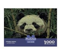 Jigsaw Puzzles for Adults 1000 - Panda Artistic Animals, Premium Artwork for Relaxation &, Beautiful Decoration, for Adults & Age 14 Years Up 52x38cm/1000pcs