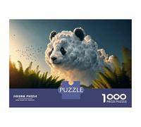 Jigsaw Puzzles for Adults 1000 Panda Cloud Bamboo Forest Jigsaws for Adults Relaxing Games Stress Reliever Challenging To Complete 70x50cm/1000pcs